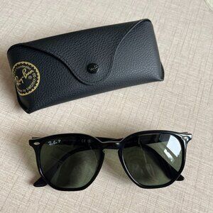 ✨ Brand New Ray-Ban Polarized Sunglasses – Classic Black Frame with Green Lenses